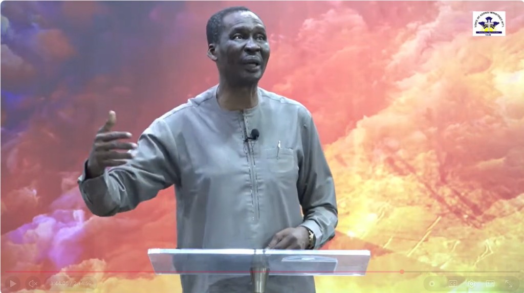 Dr. Kole Akinboboye ministering at Voice of Adonai Ministries International
